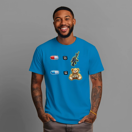 Red Pill / Blue Pill: Choose Your Reality Tee — Meme Decision Edition {{ product_type }Anvil and Anthem }