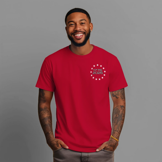 250 Years & Counting moisture wicking Tee – 1776–2026 Shirt {{ product_type }Anvil and Anthem }