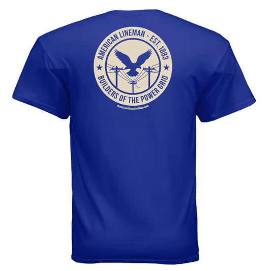 Lineman Tee – American Lineman Est. 1883 Power Grid Workwear Shirt {{ product_type }Anvil and Anthem }