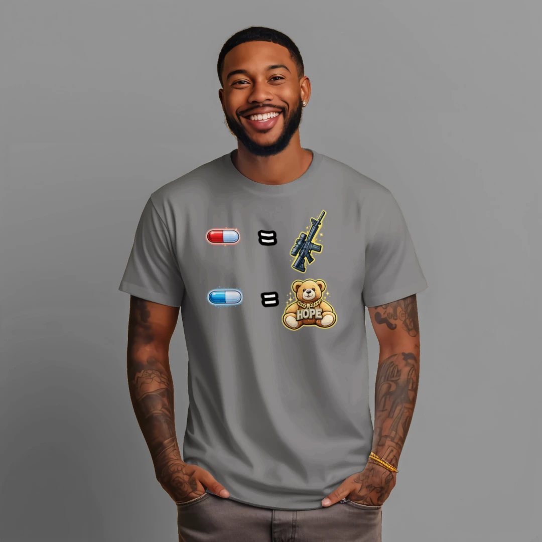 Red Pill / Blue Pill: Choose Your Reality Tee — Meme Decision Edition {{ product_type }Anvil and Anthem }