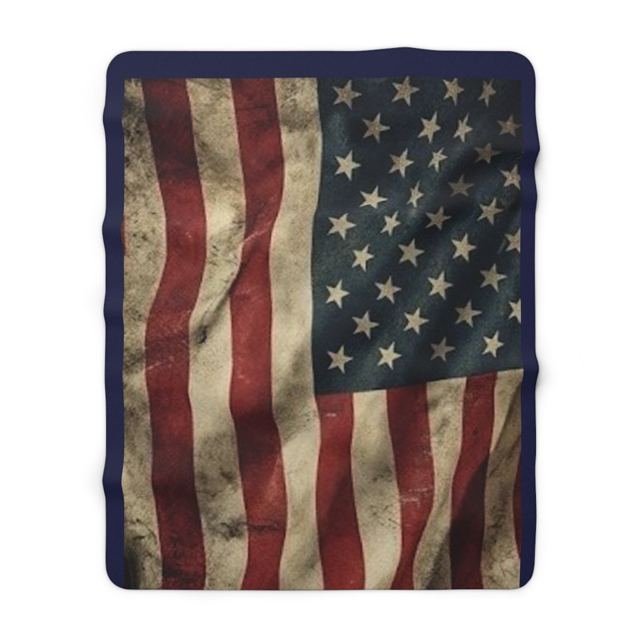 Premium "Stars and Stripes" Sherpa Fleece Blanket – Ultra-Soft Patriotic Throw Anvil and Anthem }