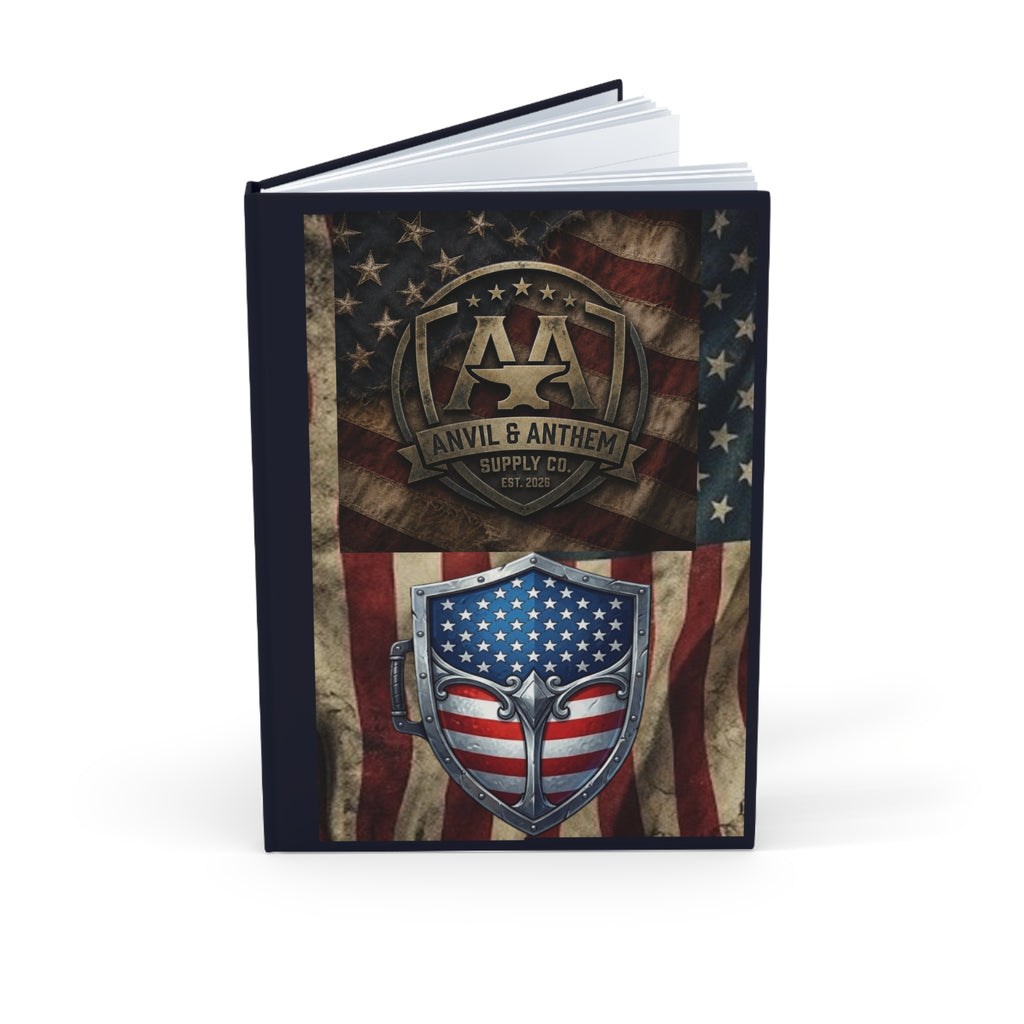 Anvil and Anthem Hardcover Journal (A5) {{ product_type }Printify }
