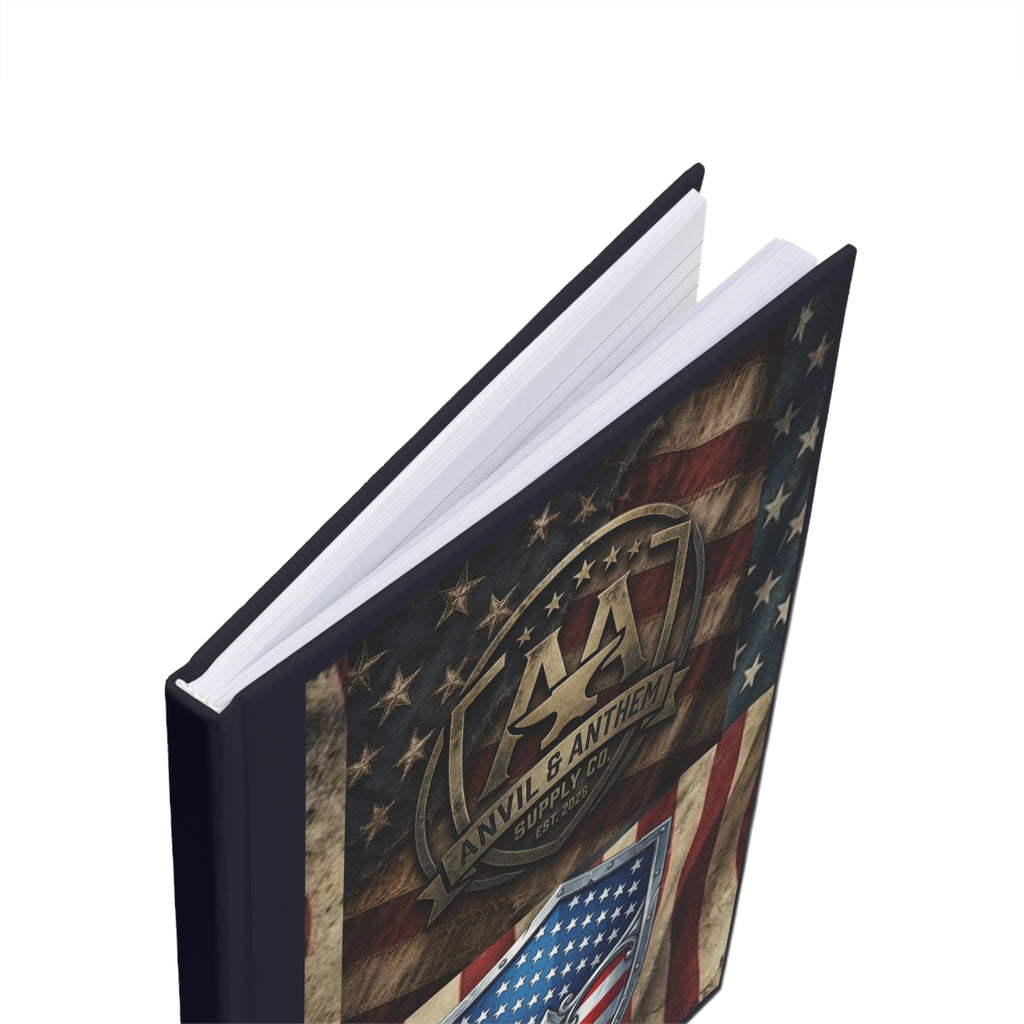 Anvil and Anthem Hardcover Journal (A5) {{ product_type }Printify }