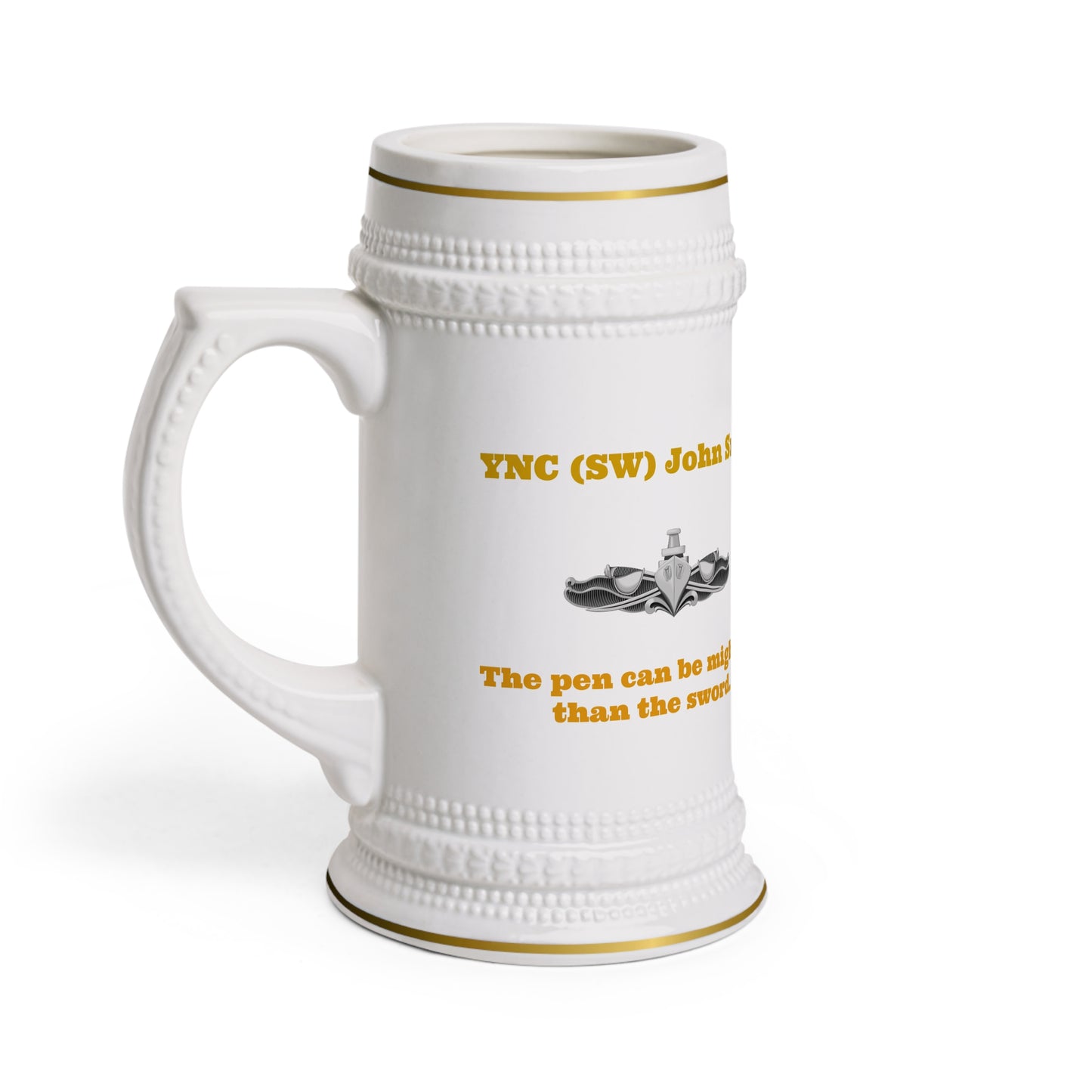 ustom Military Unit Beer Stein | Personalized Command, Squadron & Company Ceramic Stein (22oz)z {{ product_type }Anvil and Anthem }