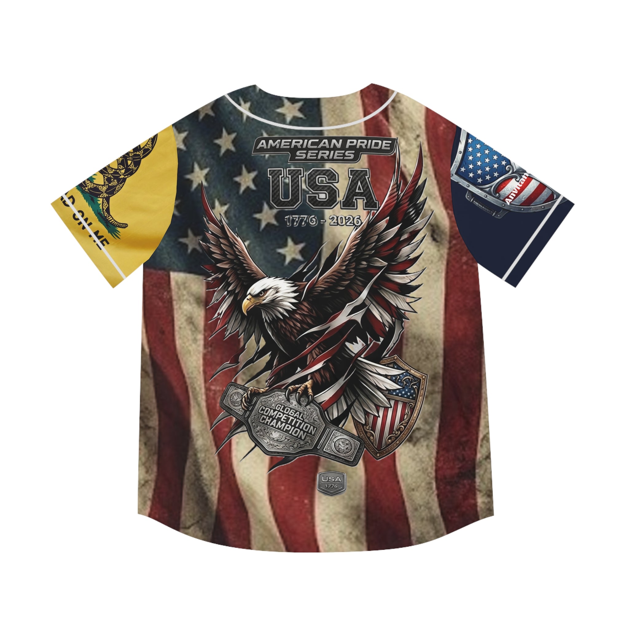 "Freedom & Strength" 1776-2026 American Pride Baseball Jersey