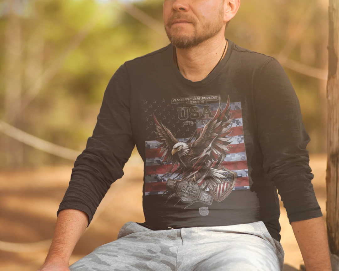 "Freedom & Legacy" Performance Long-Sleeve – 1776-2026 Anniversary Edition Anvil and Anthem }