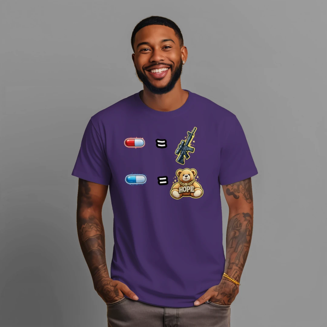 Red Pill / Blue Pill: Choose Your Reality Tee — Meme Decision Edition {{ product_type }Anvil and Anthem }
