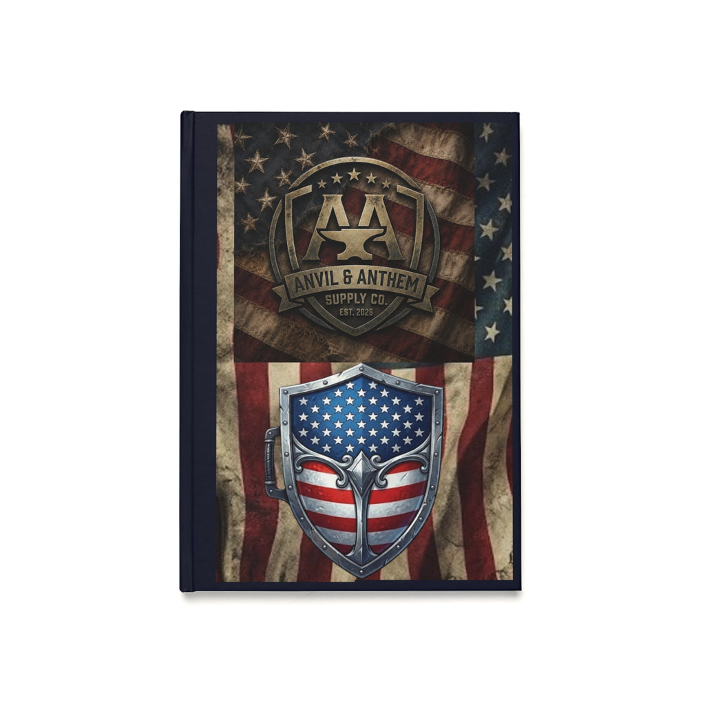 Anvil and Anthem Hardcover Journal (A5) A5 Blank {{ product_type }Printify }