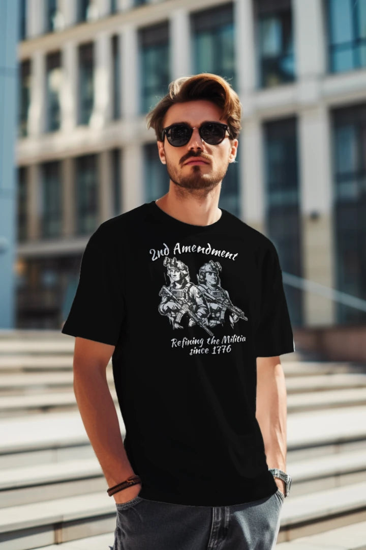 2nd Amendment Tee – Washington & Adams Tactical Liberty Shirt {{ product_type }Anvil and Anthem }