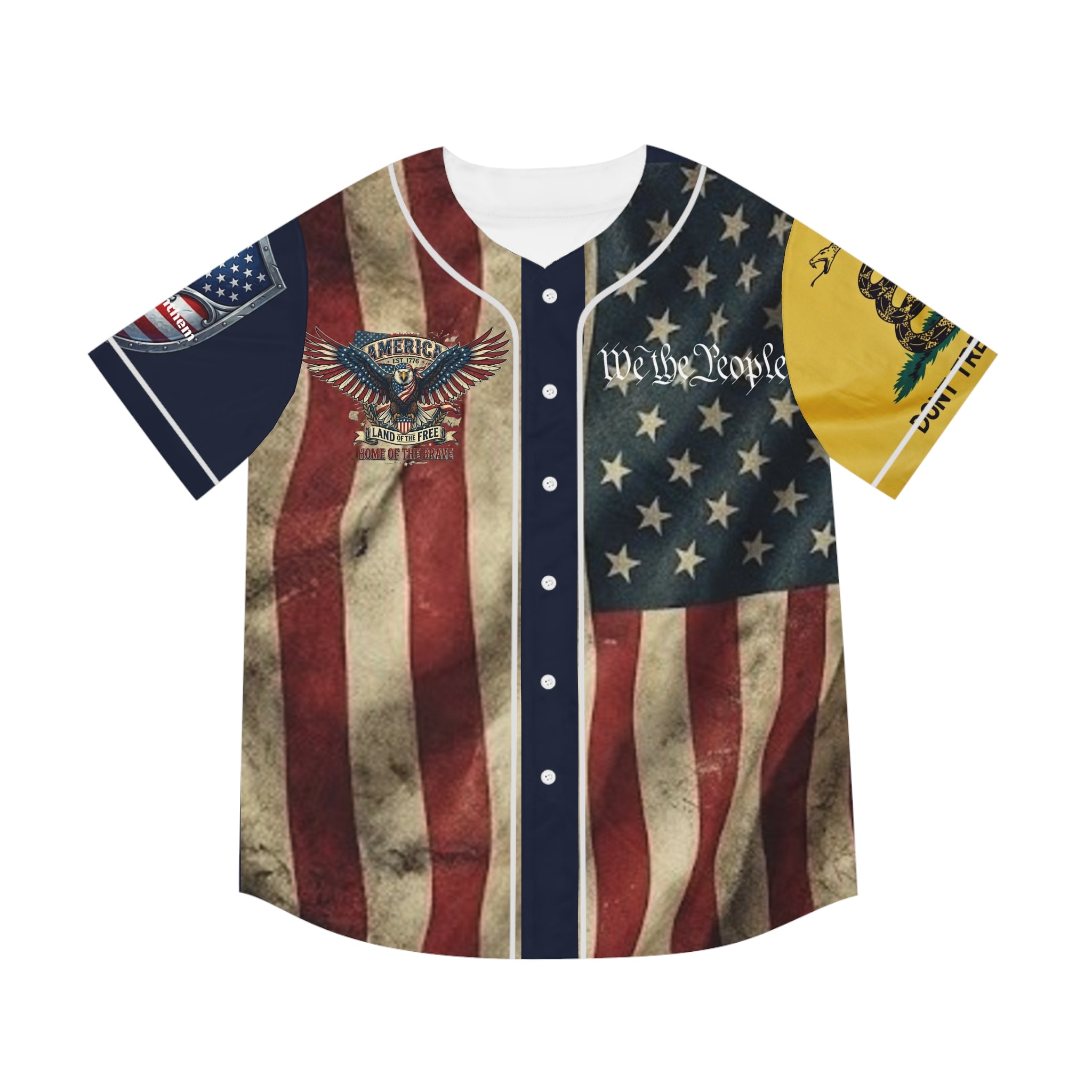 "Freedom & Strength" 1776-2026 American Pride Baseball Jersey Printify }