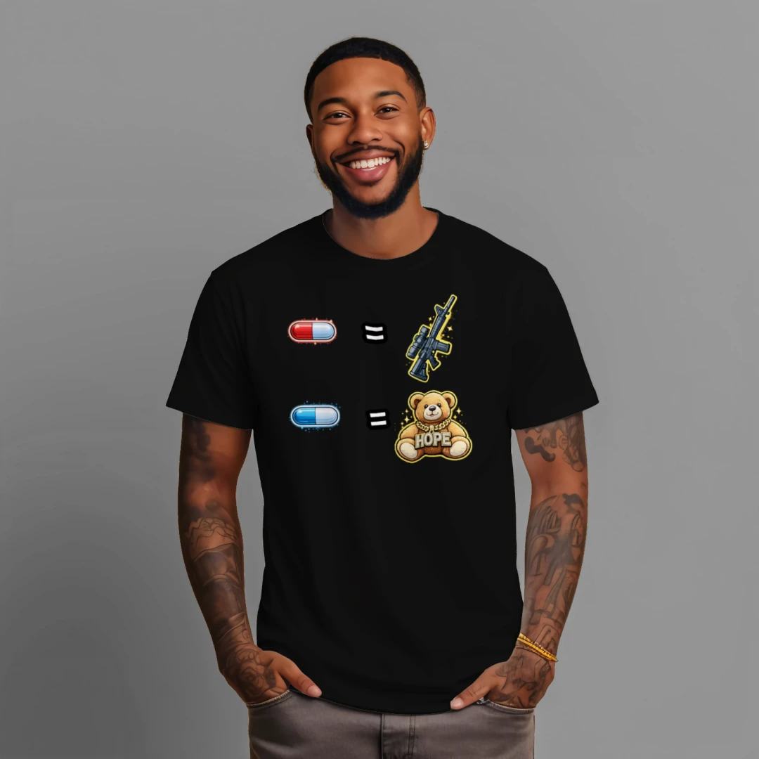 Red Pill / Blue Pill: Choose Your Reality Tee — Meme Decision Edition {{ product_type }Anvil and Anthem }