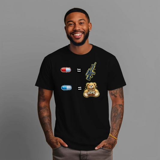 Red Pill / Blue Pill: Choose Your Reality Tee — Meme Decision Edition {{ product_type }Anvil and Anthem }