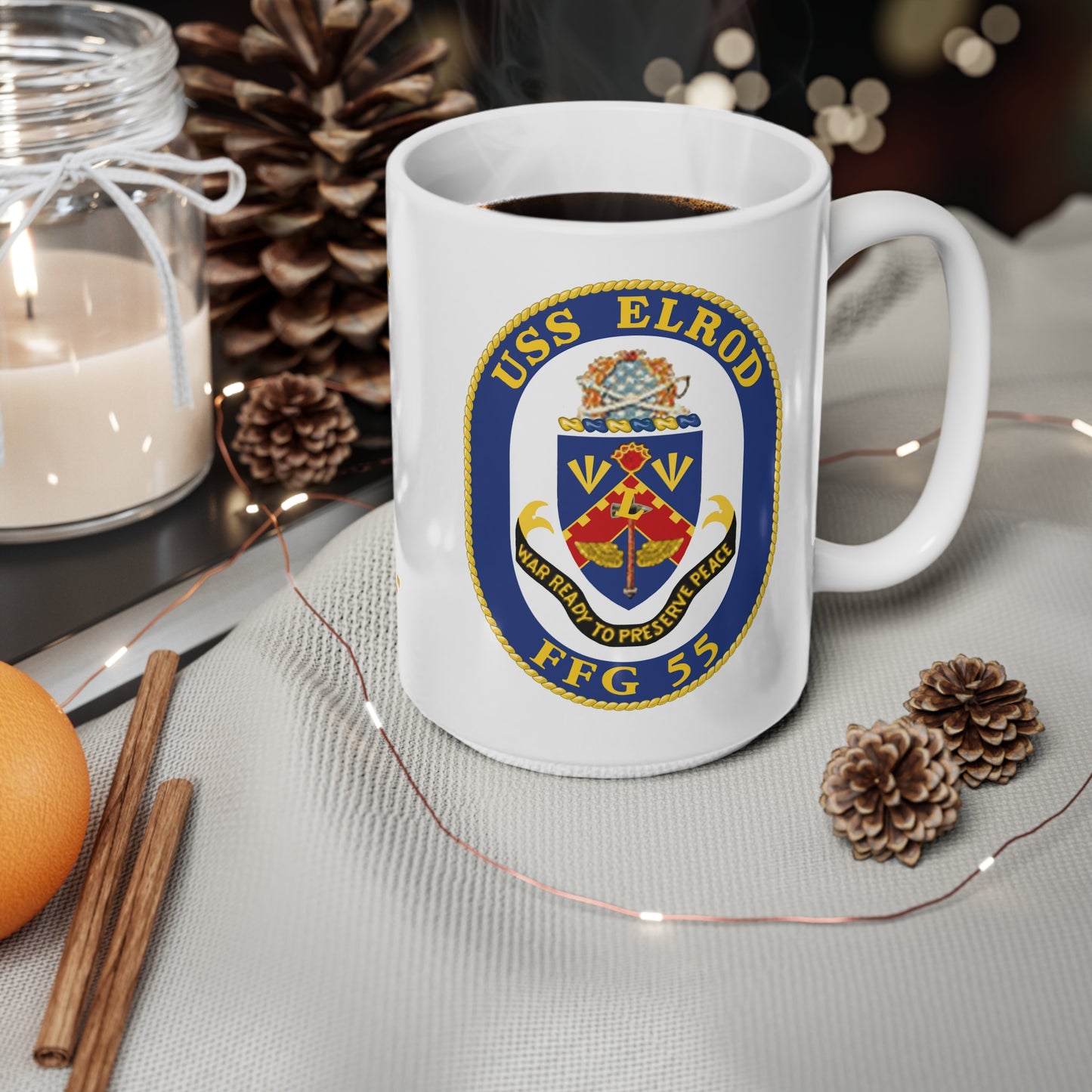 Custom Military Unit Coffee Mug | Personalized Command, Squadron & Company Mug (11oz & 15oz) {{ product_type }Anvil and Anthem }