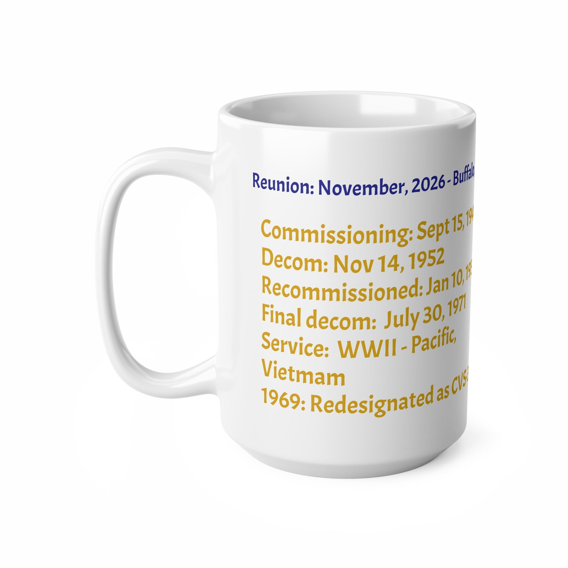 Military Unit Reunion Ceramic Coffee Cups, 11oz, 15oz {{ product_type }Printify }