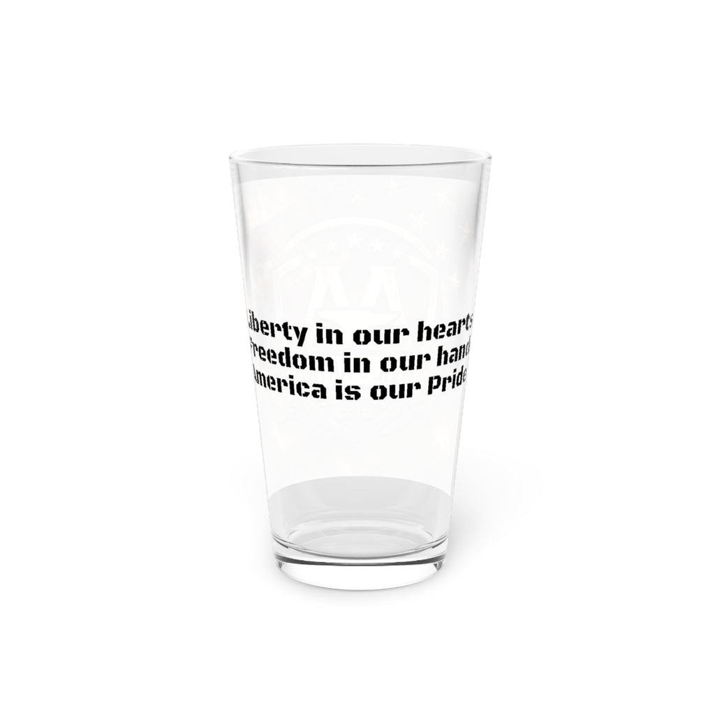 Anvil & Anthem “Liberty & Freedom” 16 oz Pint Glass – American Pride Edition Anvil and Anthem }
