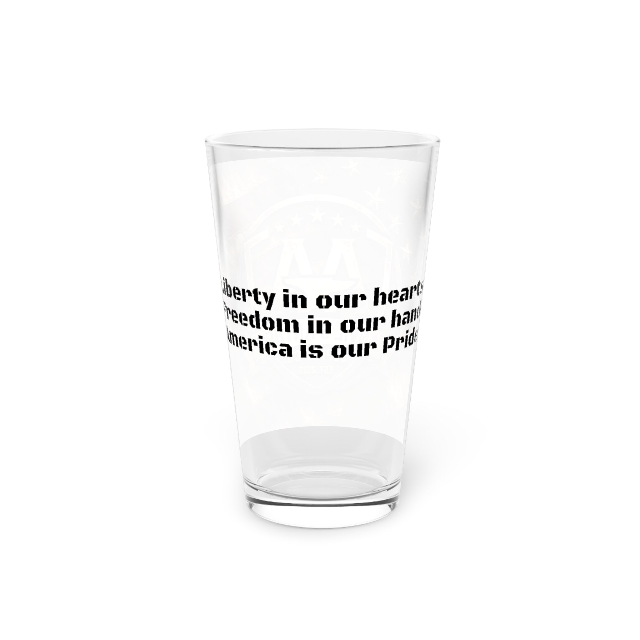Anvil & Anthem “Liberty & Freedom” 16 oz Pint Glass – American Pride Edition Anvil and Anthem }