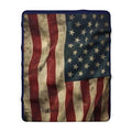 Premium "Stars and Stripes" Sherpa Fleece Blanket – Ultra-Soft Patriotic Throw 30" × 40" {{ product_type }Anvil and Anthem }