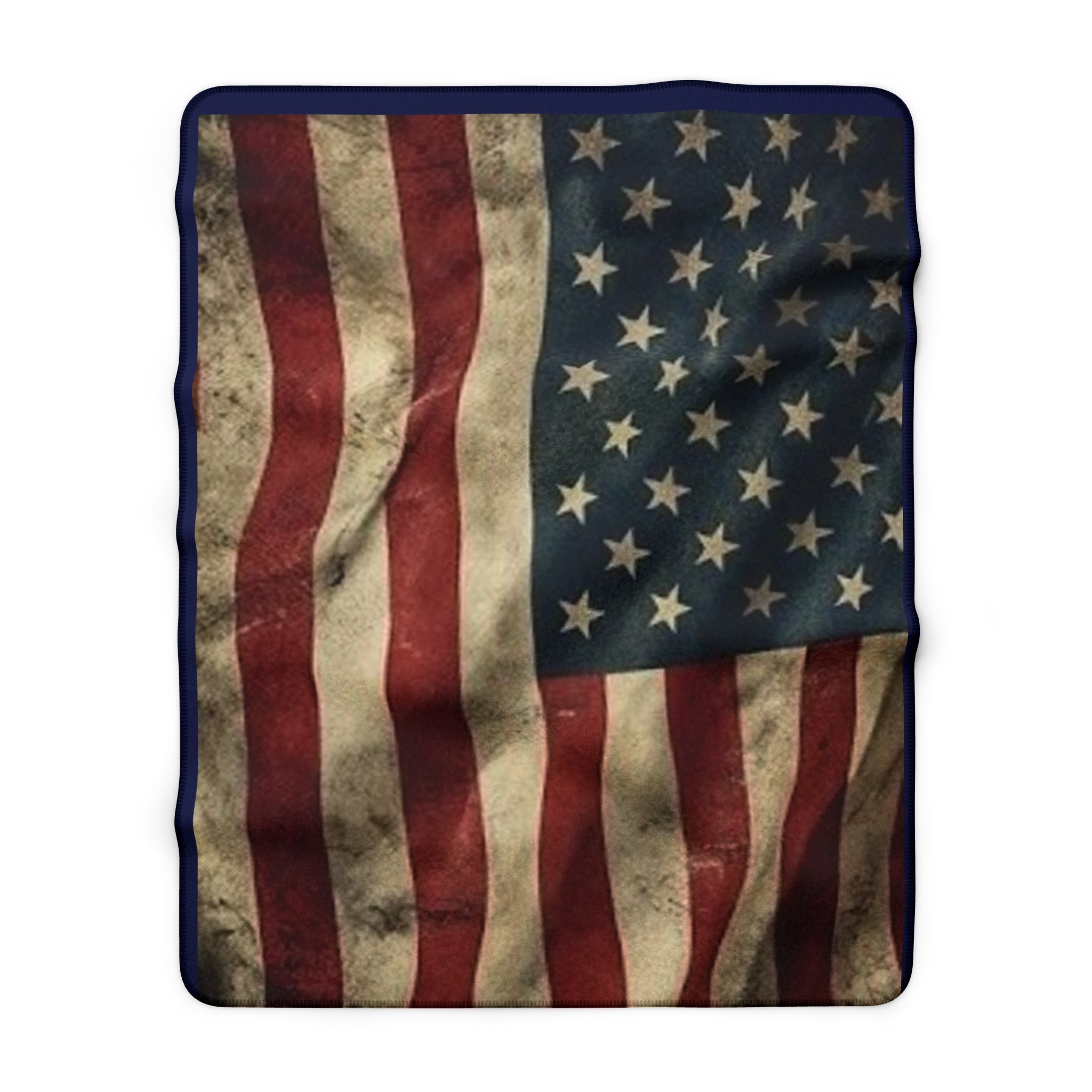 Premium "Stars and Stripes" Sherpa Fleece Blanket – Ultra-Soft Patriotic Throw 30" × 40" {{ product_type }Anvil and Anthem }