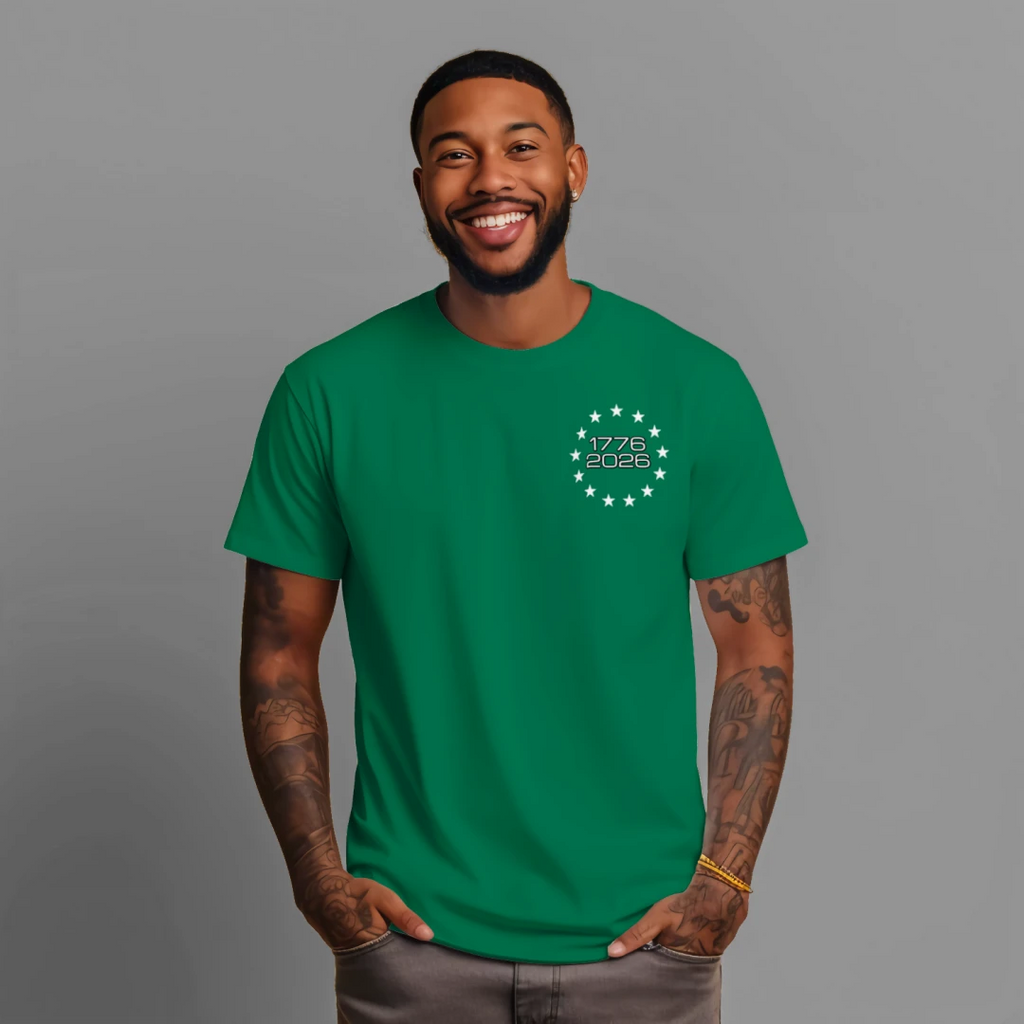 250 Years & Counting moisture wicking Tee – 1776–2026 Shirt Anvil and Anthem }