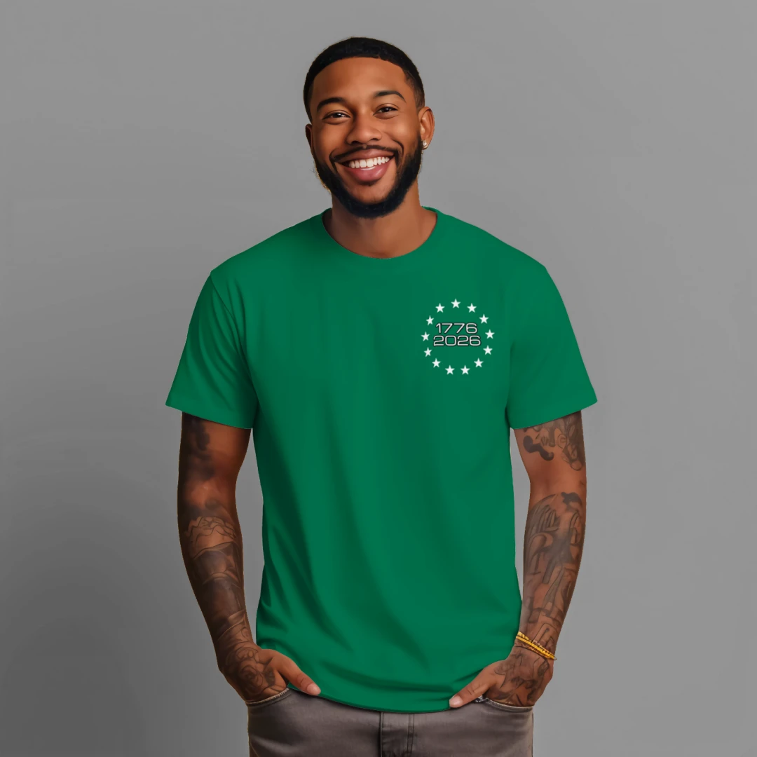250 Years & Counting moisture wicking Tee – 1776–2026 Shirt Anvil and Anthem }
