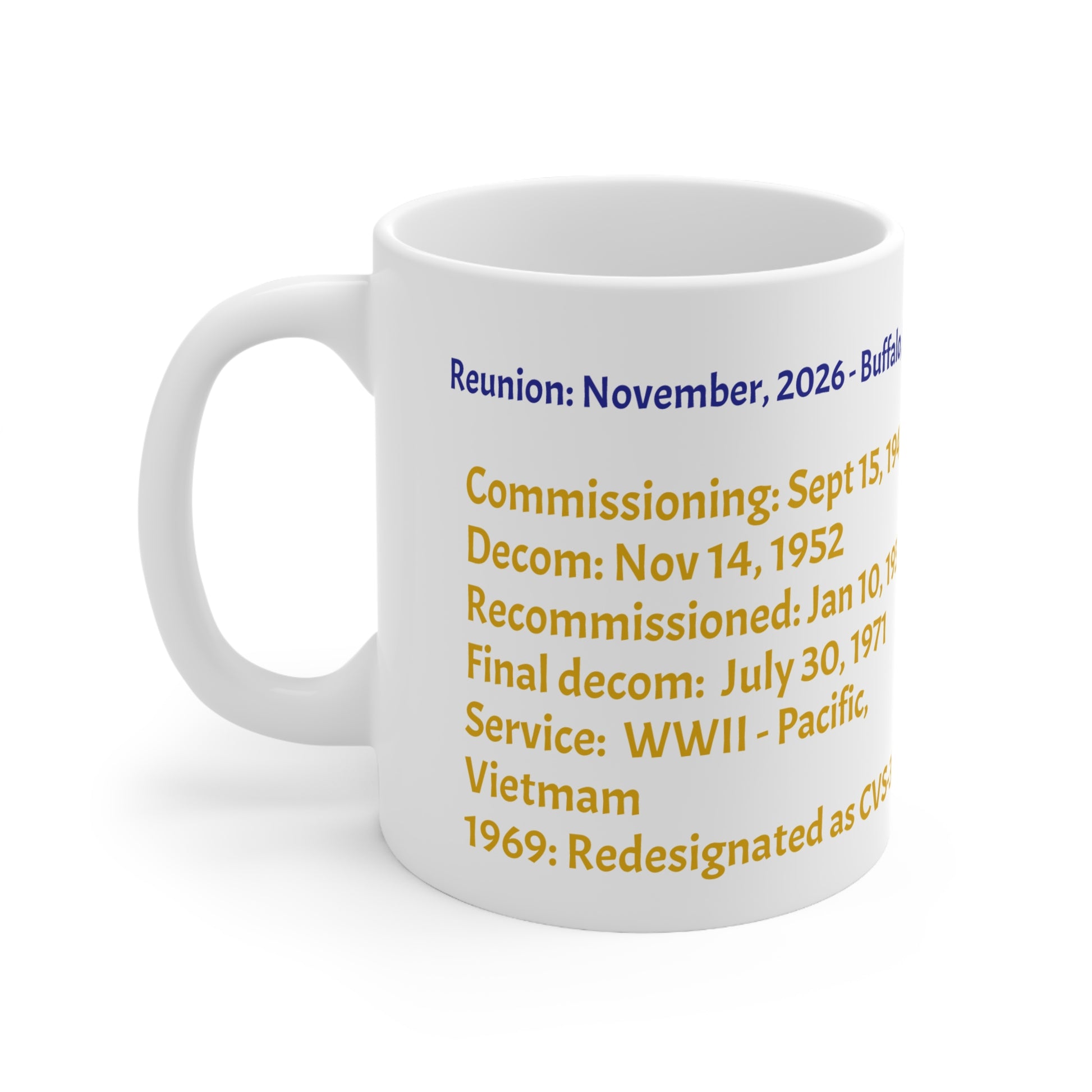 Military Unit Reunion Ceramic Coffee Cups, 11oz, 15oz {{ product_type }Printify }