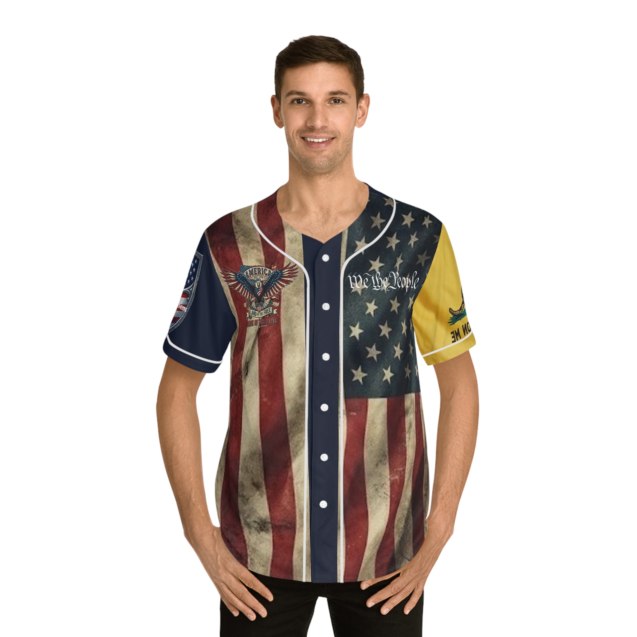 "Freedom & Strength" 1776-2026 American Pride Baseball Jersey