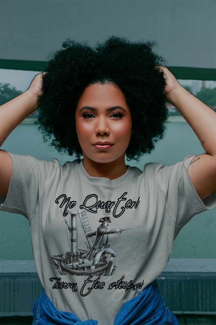 John Paul Jones "Burn the Ships" Premium Graphic Tee – American Naval Heritage {{ product_type }Anvil and Anthem }