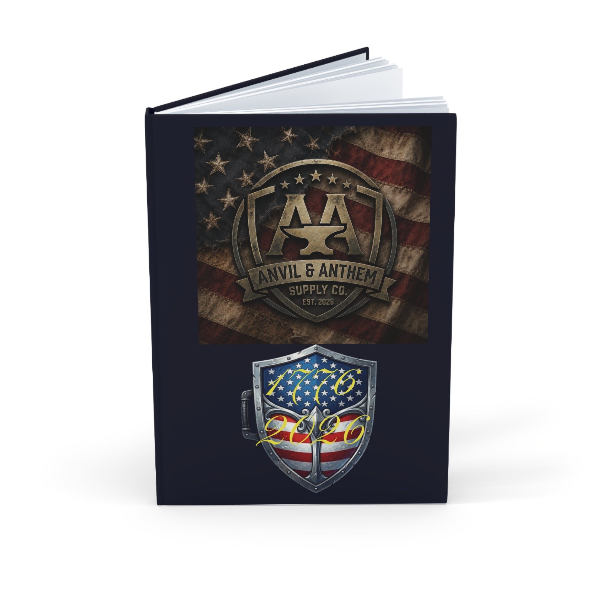 "Legacy of Liberty" A5 Hardcover Journal – 1776-2026 Anniversary Edition Anvil and Anthem }