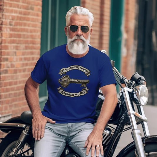 DD214 “Freedom Unlock” Tee – The Original Exit Pass for Legends {{ product_type }Anvil and Anthem }