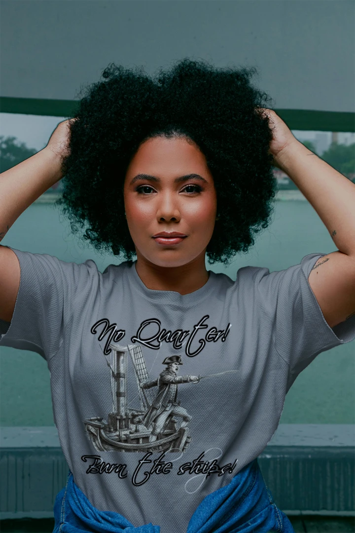 John Paul Jones "Burn the Ships" Premium Graphic Tee – American Naval Heritage {{ product_type }Anvil and Anthem }