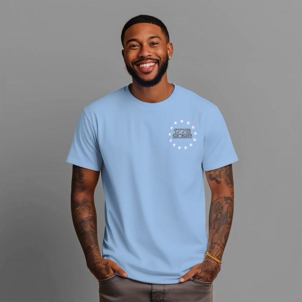 250 Years & Counting moisture wicking Tee – 1776–2026 Shirt Anvil and Anthem }
