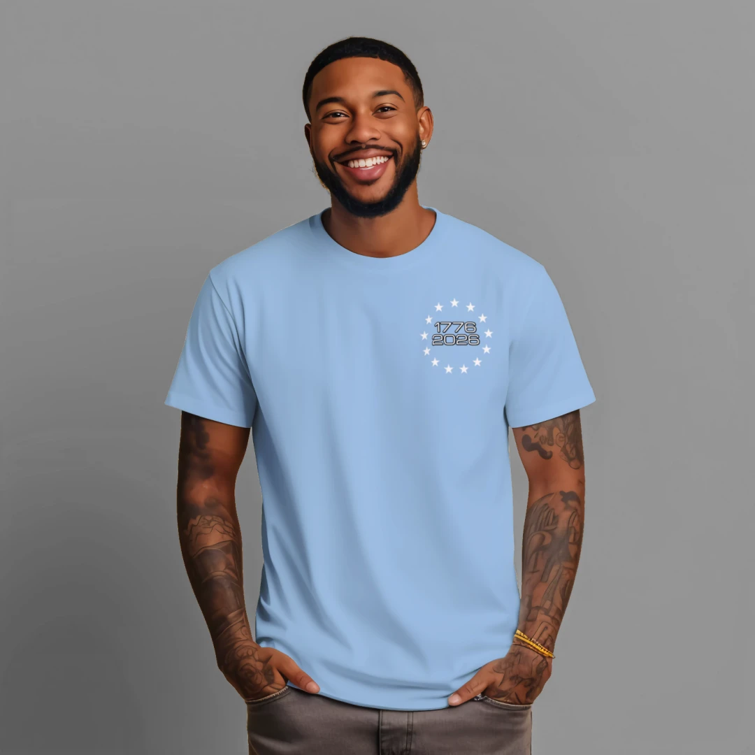 250 Years & Counting moisture wicking Tee – 1776–2026 Shirt Anvil and Anthem }