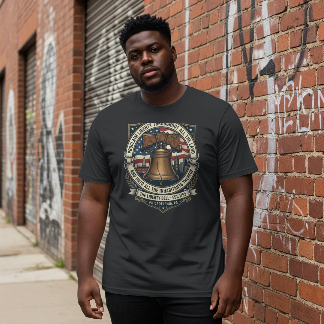Liberty Bell Heritage Story Tee | Proclaim Liberty Patriotic American History Shirt {{ product_type }Anvil and Anthem }