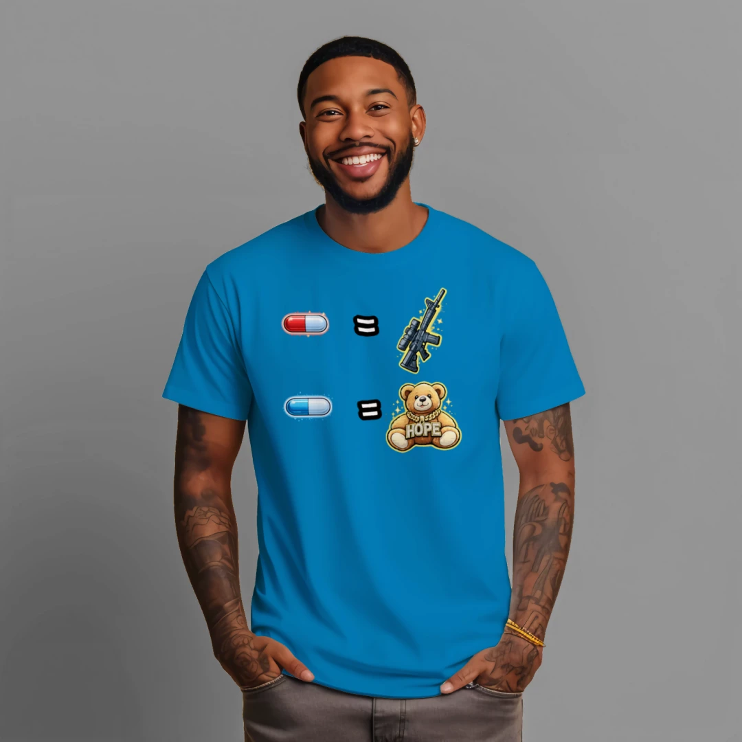 Red Pill / Blue Pill: Choose Your Reality Tee — Meme Decision Edition {{ product_type }Anvil and Anthem }