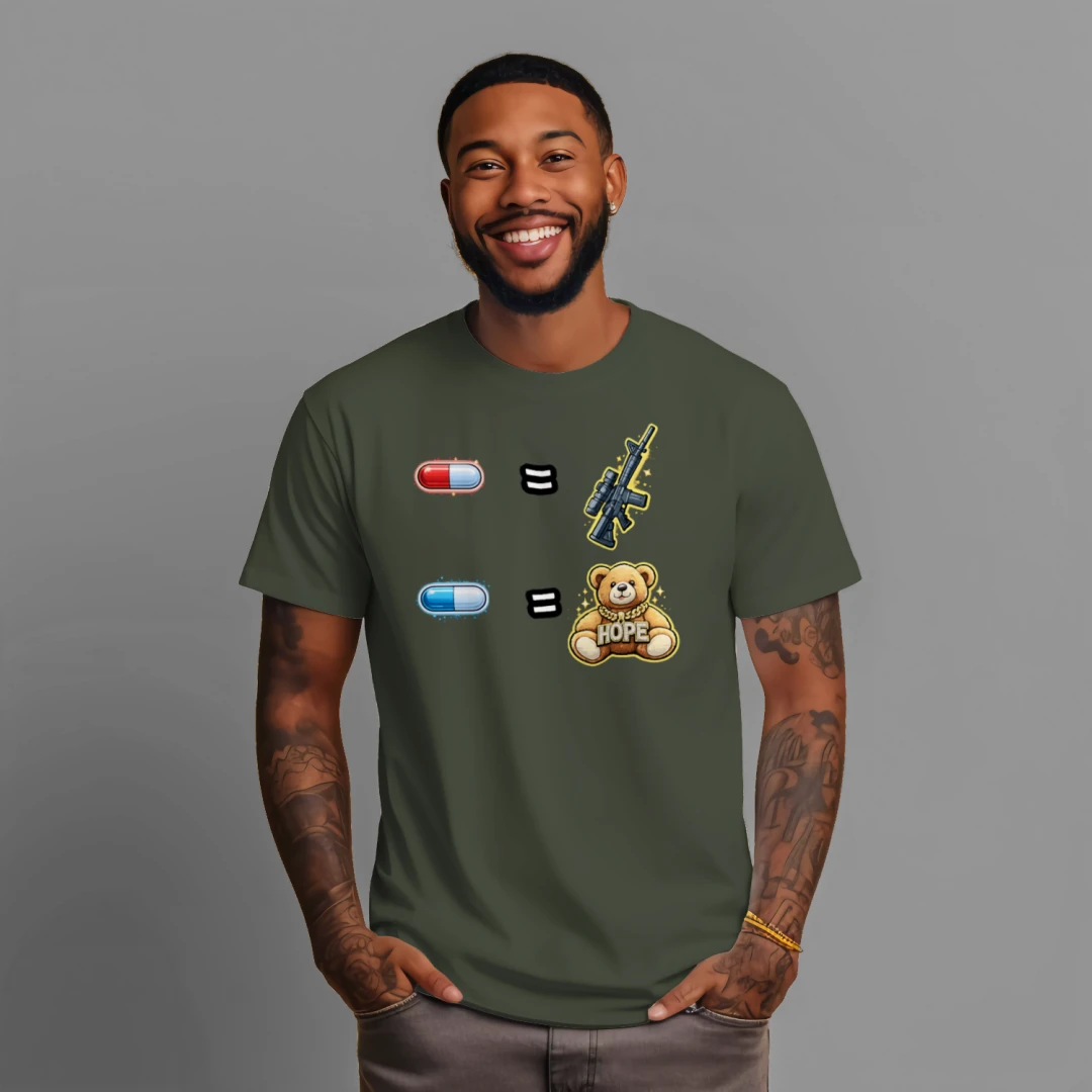 Red Pill / Blue Pill: Choose Your Reality Tee — Meme Decision Edition {{ product_type }Anvil and Anthem }