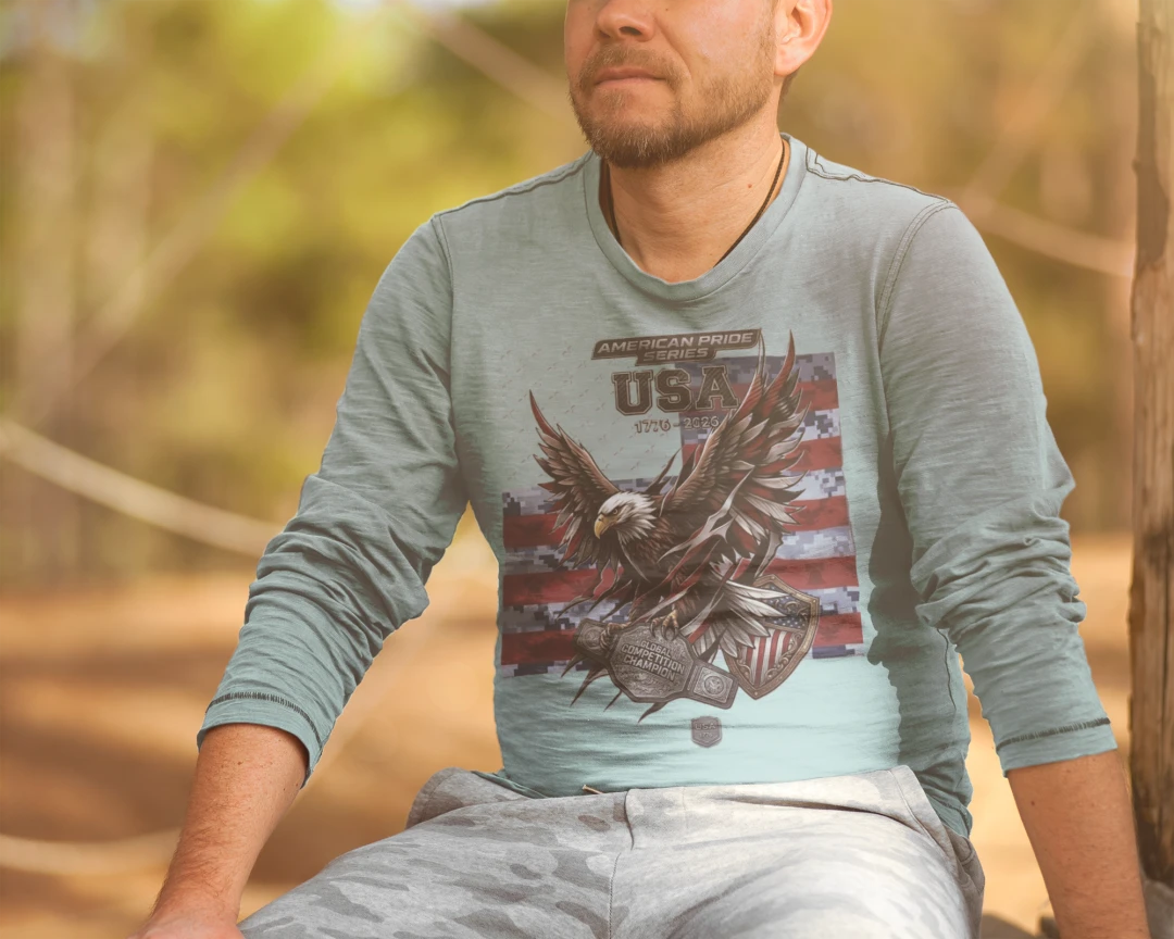 "Freedom & Legacy" Performance Long-Sleeve – 1776-2026 Anniversary Edition Anvil and Anthem }