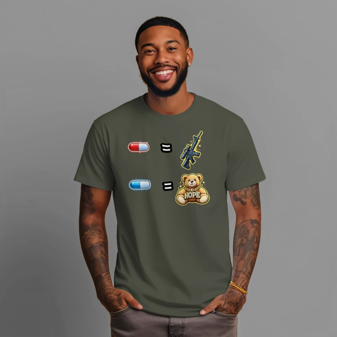 Red Pill / Blue Pill: Choose Your Reality Tee — Meme Decision Edition {{ product_type }Anvil and Anthem }
