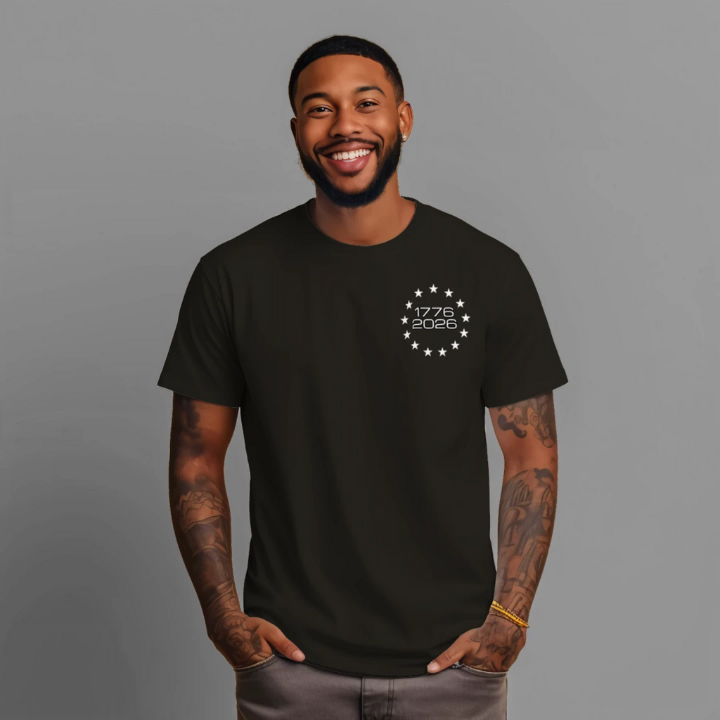 250 Years & Counting moisture wicking Tee – 1776–2026 Shirt Anvil and Anthem }
