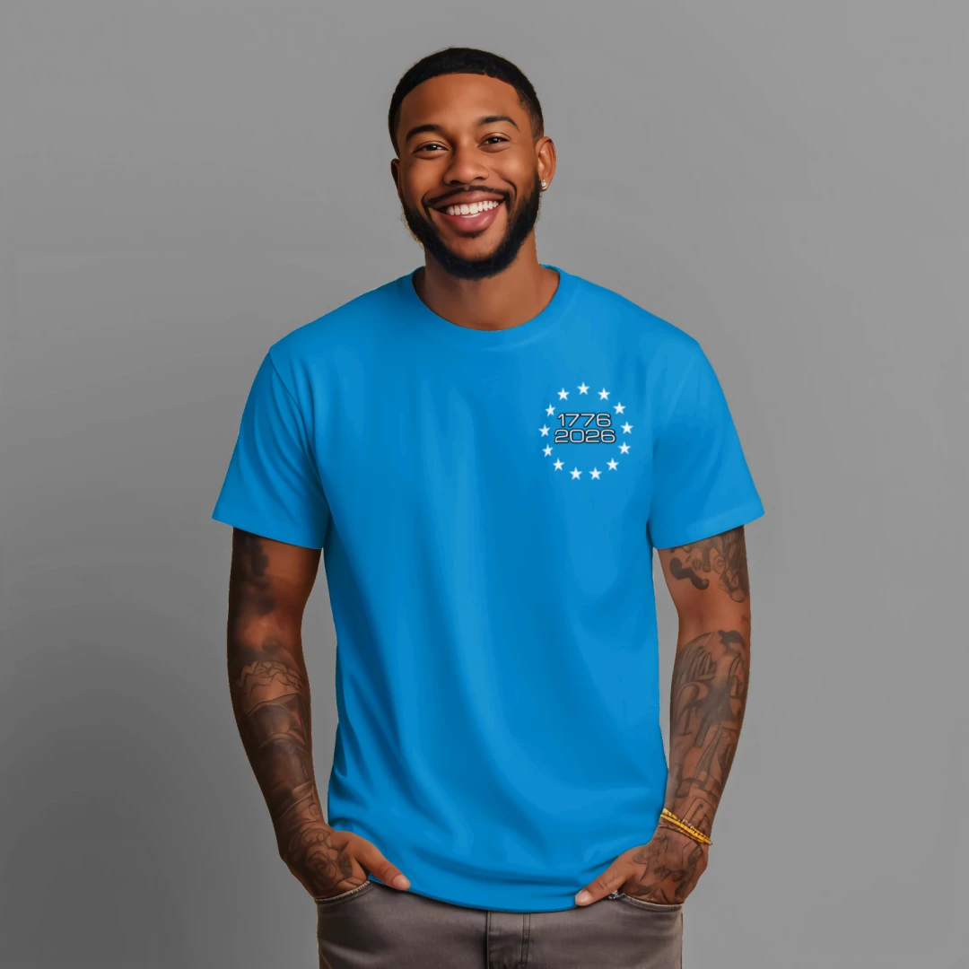 250 Years & Counting moisture wicking Tee – 1776–2026 Shirt Anvil and Anthem }