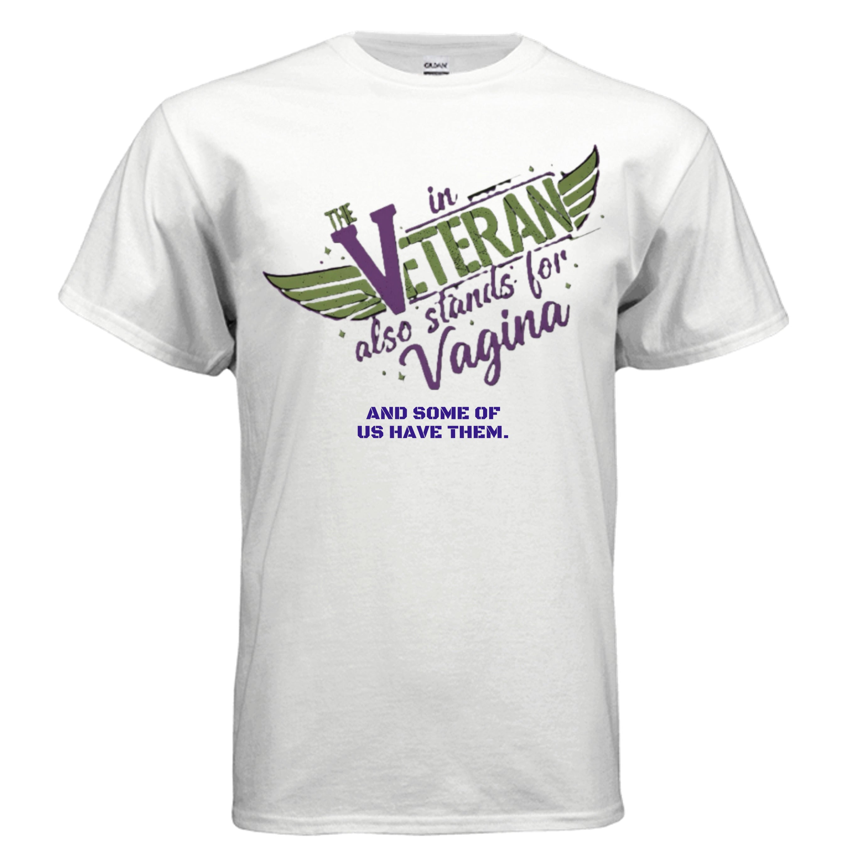 “The V in Veteran (Yeah—it stands for that)” Tee | Women Who Served & Refuse to Be Forgotten Anvil and Anthem }