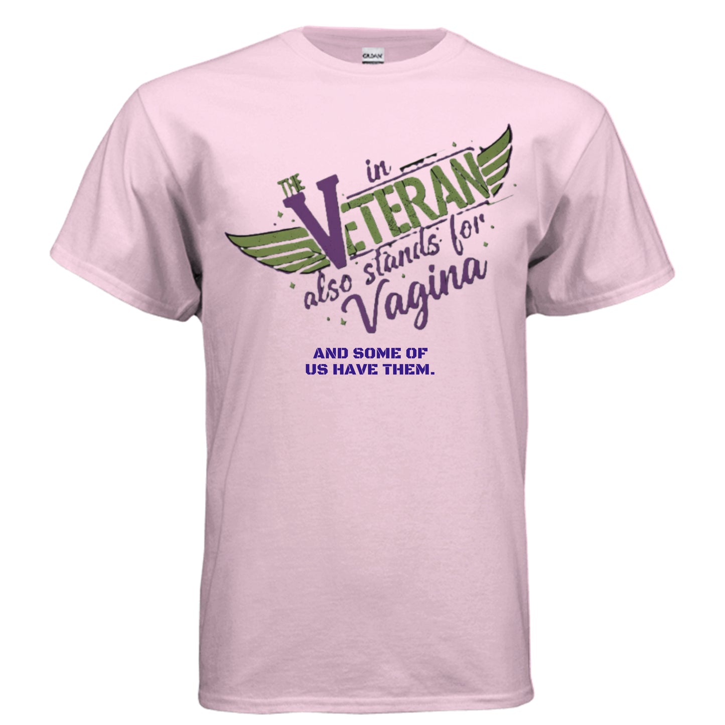 “The V in Veteran (Yeah—it stands for that)” Tee | Women Who Served & Refuse to Be Forgotten {{ product_type }Anvil and Anthem }