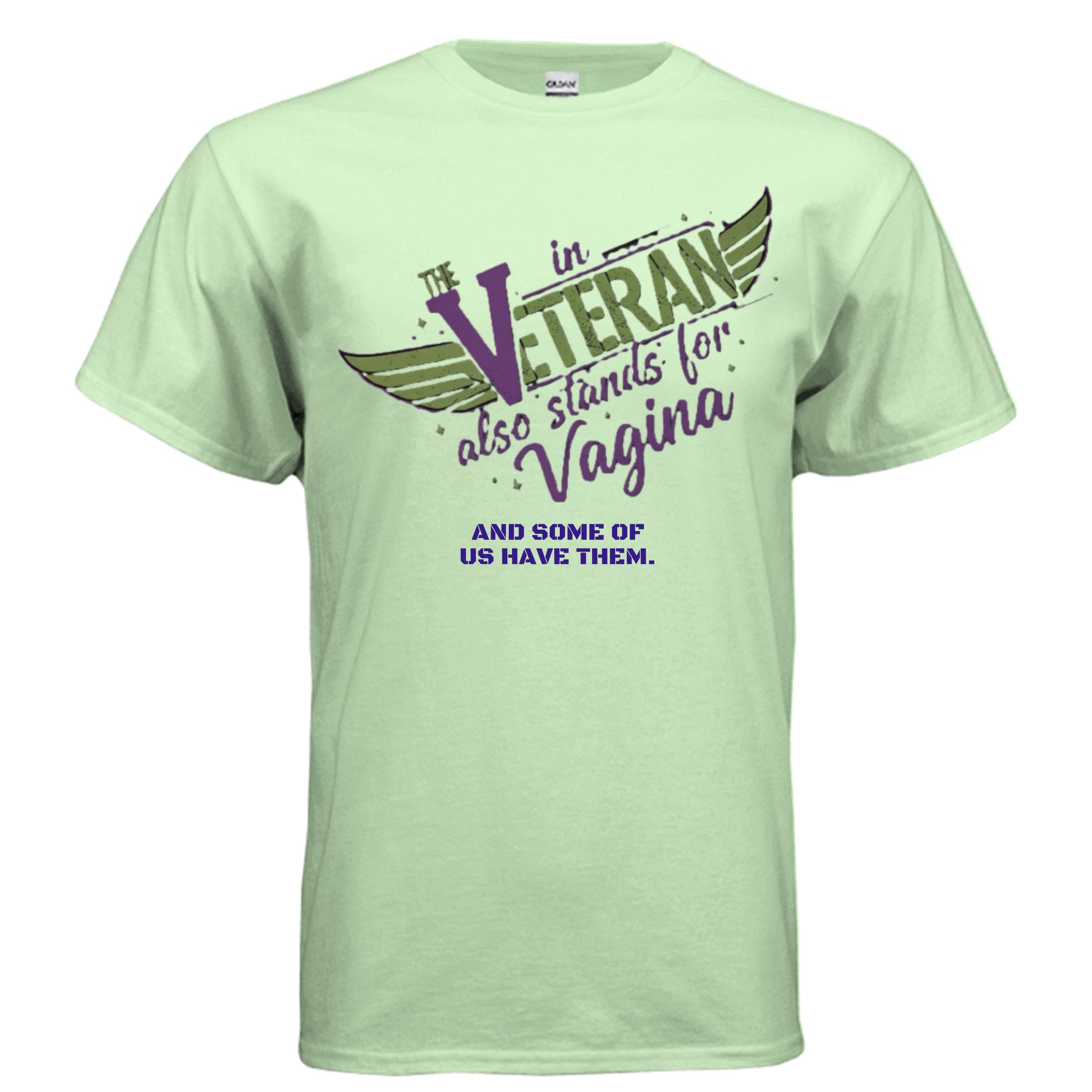 “The V in Veteran (Yeah—it stands for that)” Tee | Women Who Served & Refuse to Be Forgotten {{ product_type }Anvil and Anthem }