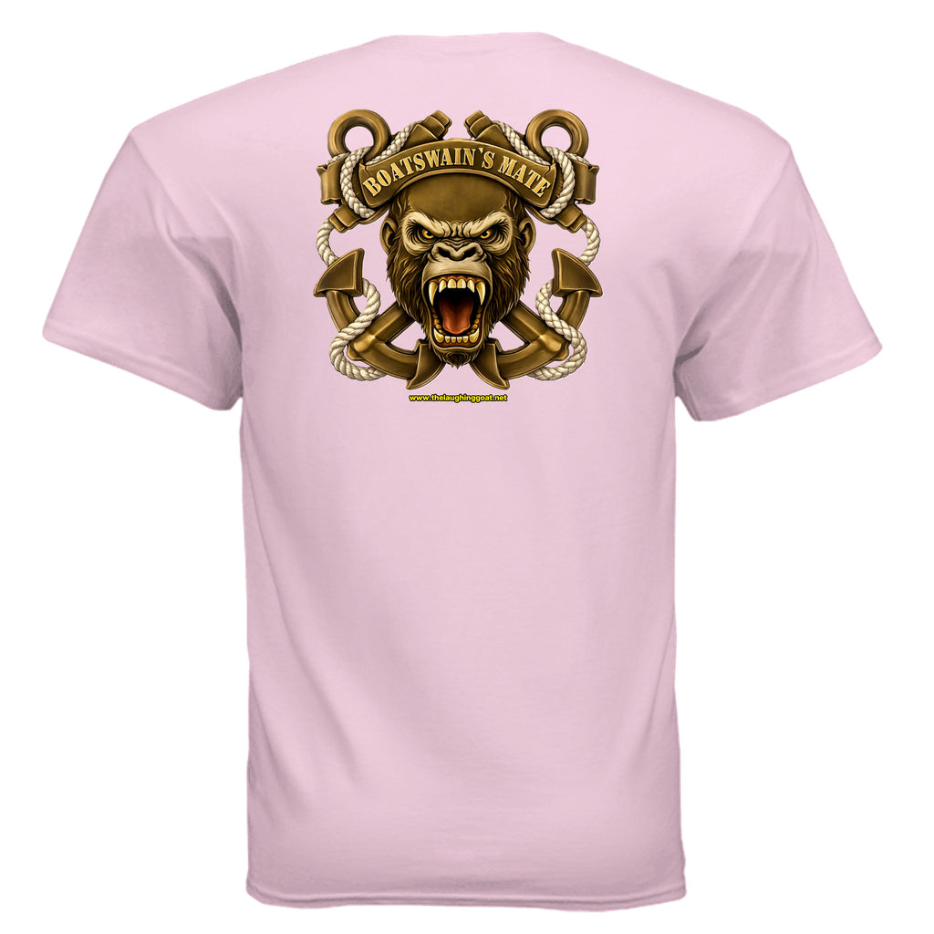 “Deck Ape Mode: Activated” Boatswain’s Mate Tee — Anchors, Attitude & Zero Chill Anvil and Anthem }