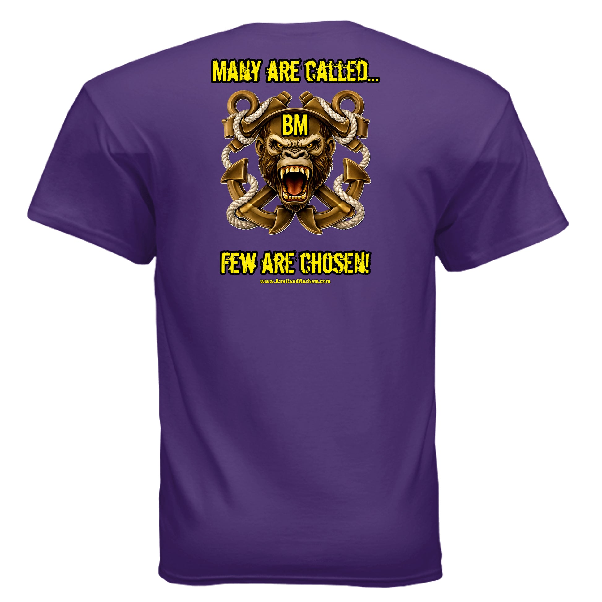“Many Are Called, Few Can Heave” Boatswain’s Mate Tee — Deck Ape Elite Edition {{ product_type }Anvil and Anthem }