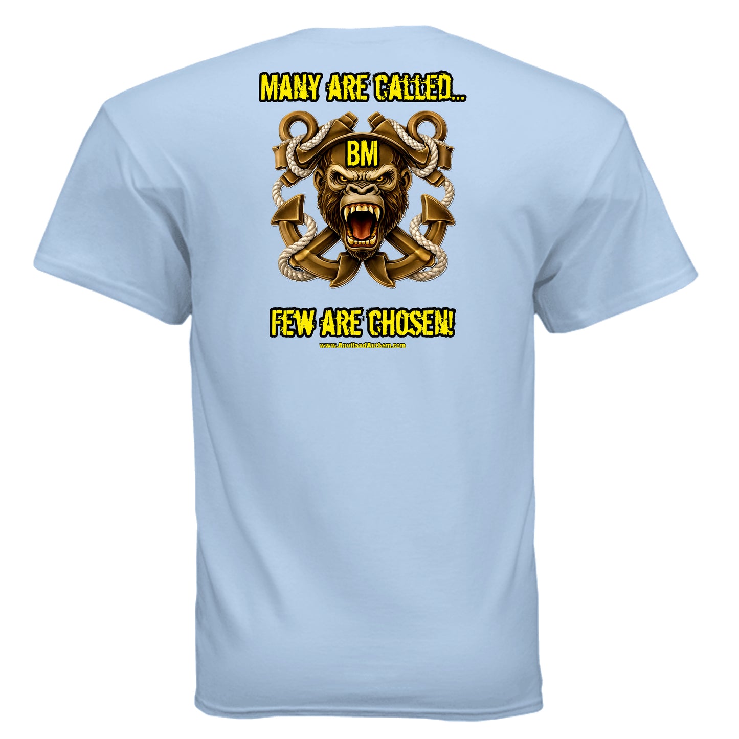 “Many Are Called, Few Can Heave” Boatswain’s Mate Tee — Deck Ape Elite Edition {{ product_type }Anvil and Anthem }