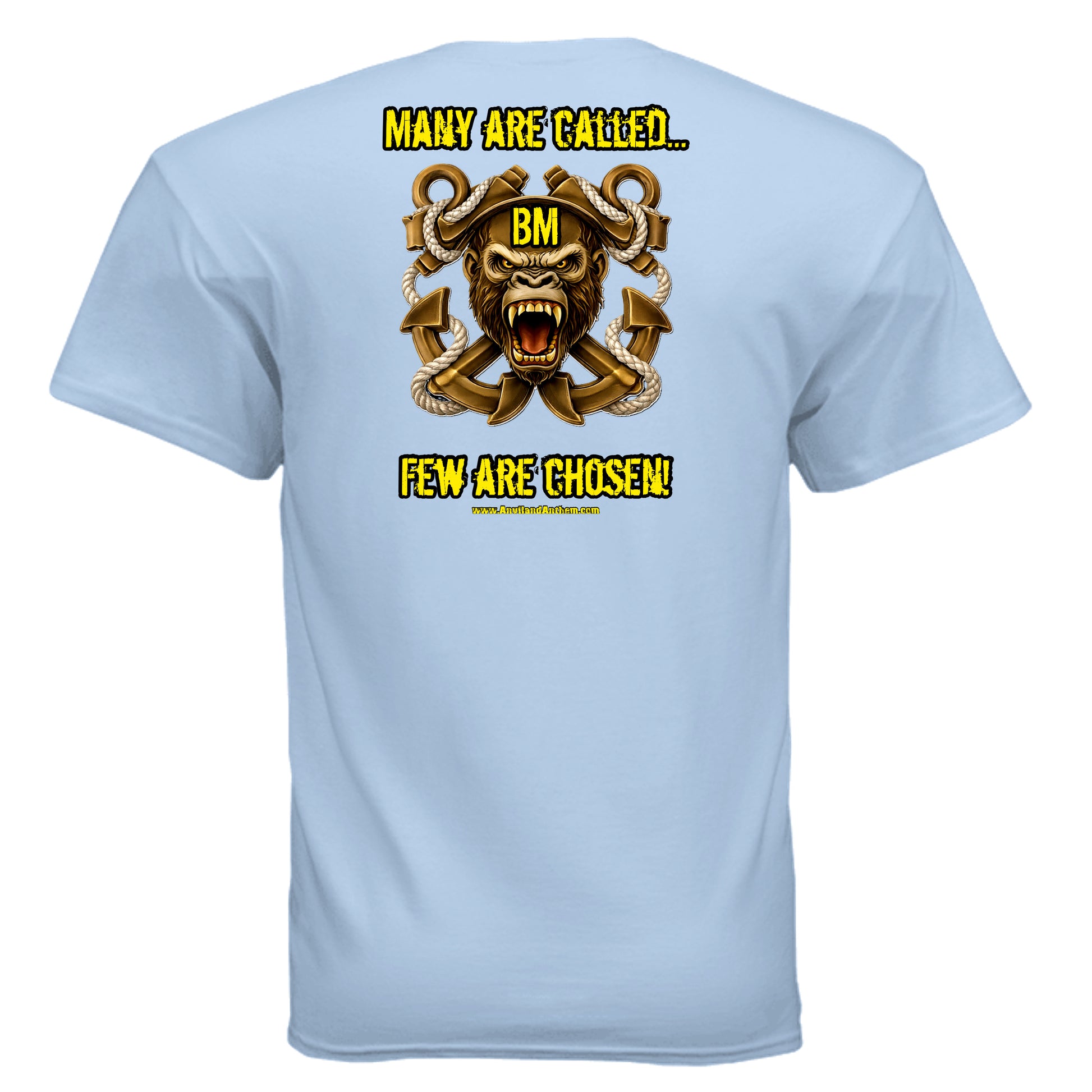 “Many Are Called, Few Can Heave” Boatswain’s Mate Tee — Deck Ape Elite Edition {{ product_type }Anvil and Anthem }