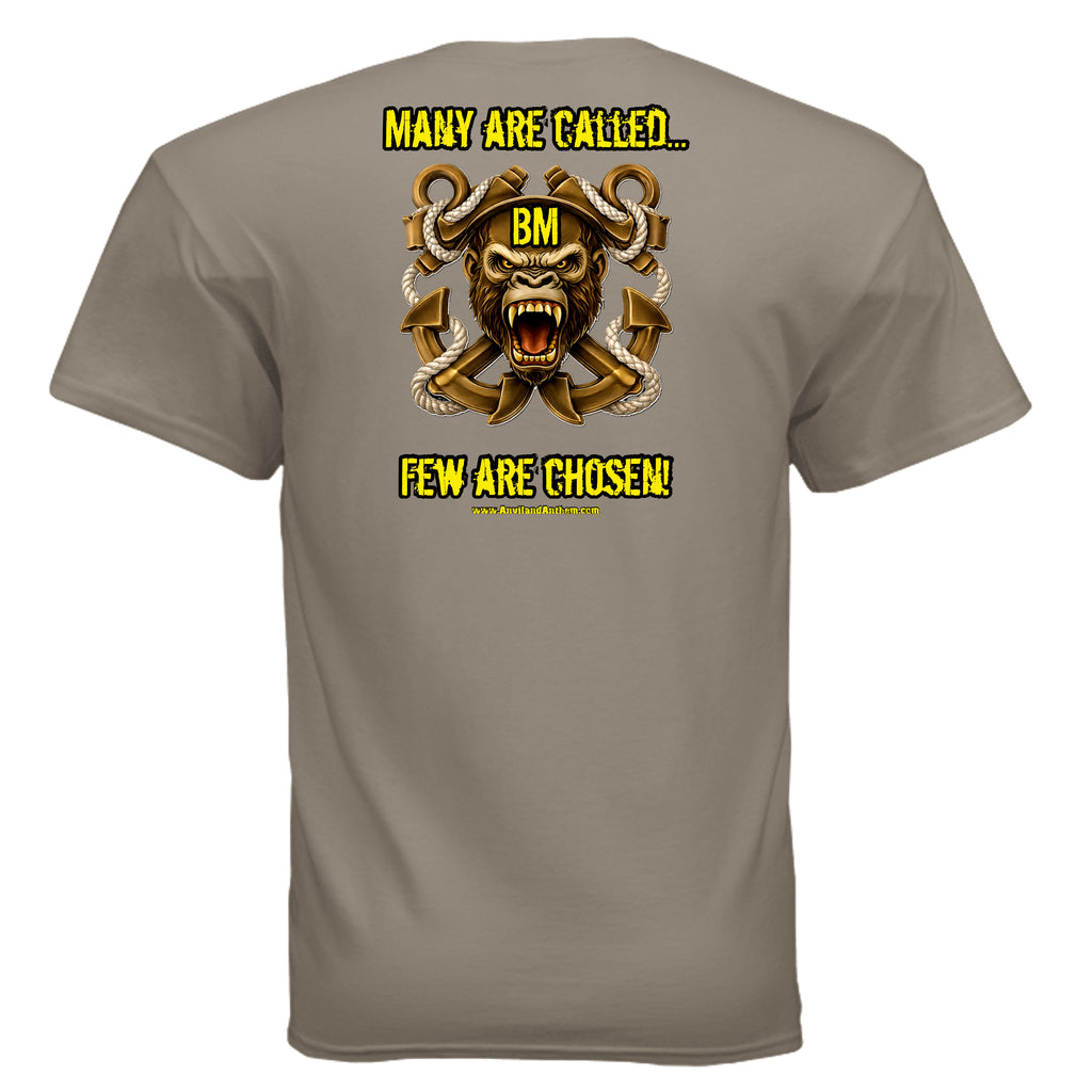 “Many Are Called, Few Can Heave” Boatswain’s Mate Tee — Deck Ape Elite Edition Anvil and Anthem }