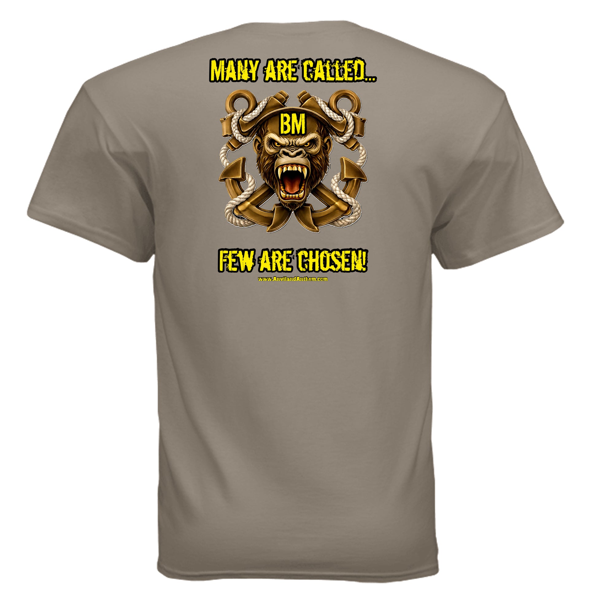 “Many Are Called, Few Can Heave” Boatswain’s Mate Tee — Deck Ape Elite Edition {{ product_type }Anvil and Anthem }