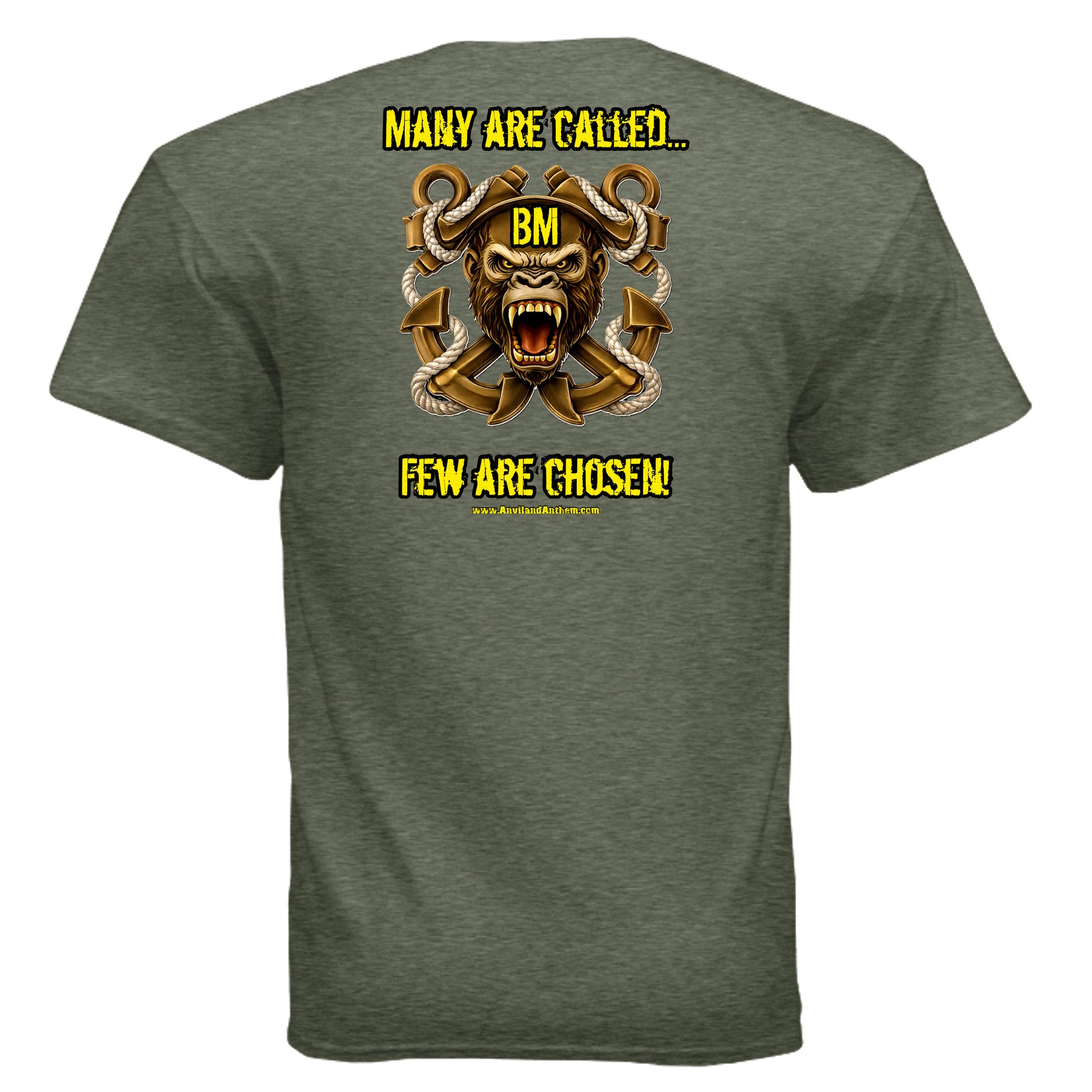 “Many Are Called, Few Can Heave” Boatswain’s Mate Tee — Deck Ape Elite Edition {{ product_type }Anvil and Anthem }