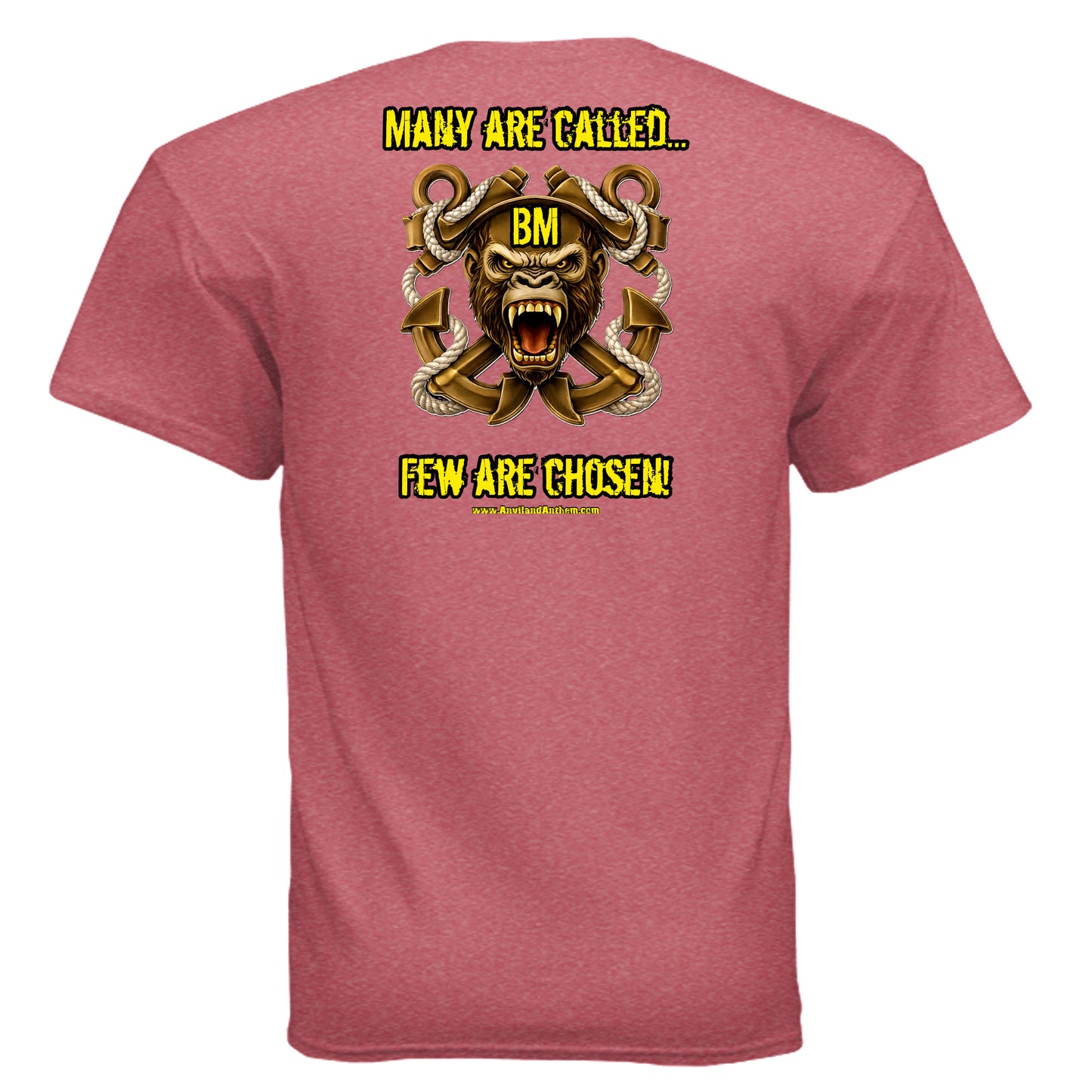 “Many Are Called, Few Can Heave” Boatswain’s Mate Tee — Deck Ape Elite Edition {{ product_type }Anvil and Anthem }